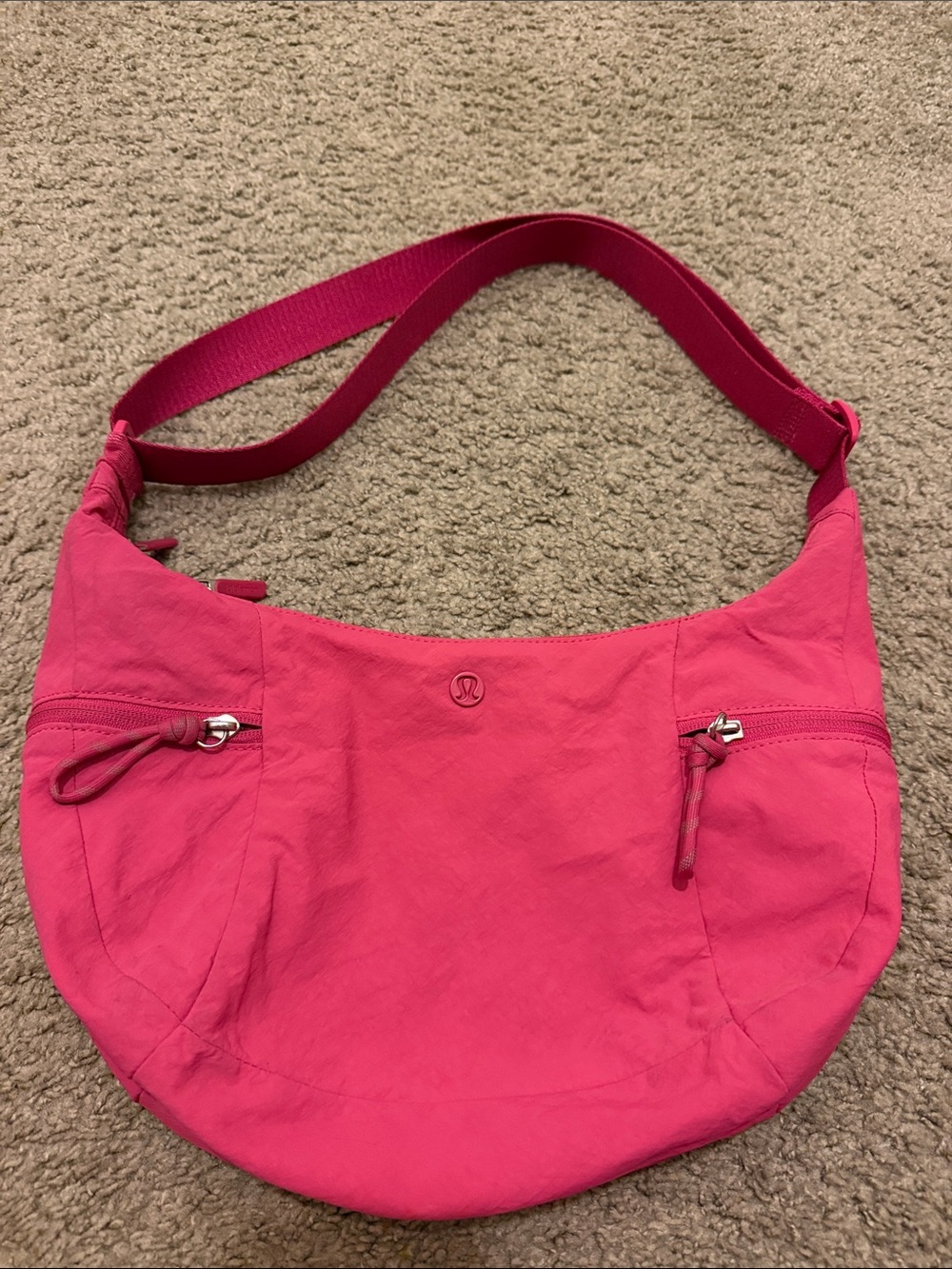 lululemon athletica Hot Pink Shoulder Hobo